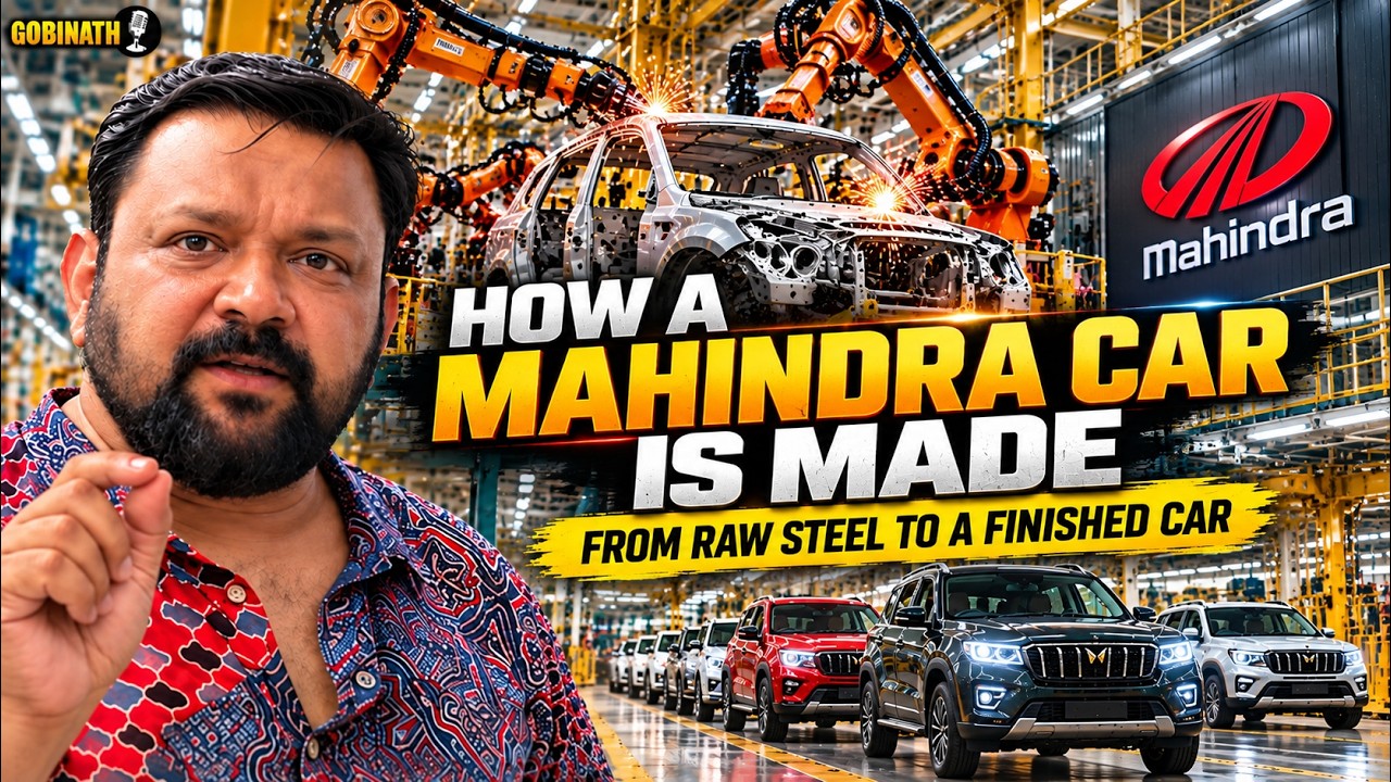 A Car Made in Just 1 Day?! | How Mahindra Builds a Car From Body to Final Assembly – Vlog | Gobinath
