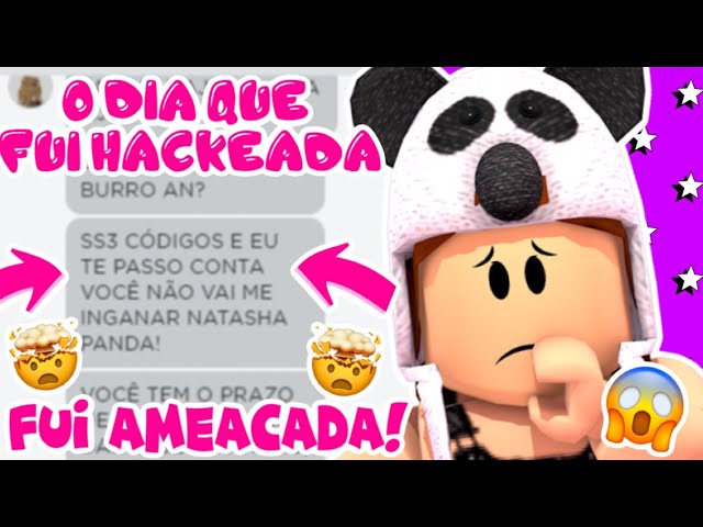 conta hackeada roblox