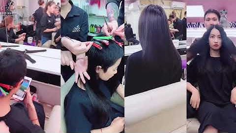 Tóc Thật Siêu Siêu Ngắn, Nối Tóc Lên Sẽ Như Thế Nào ?