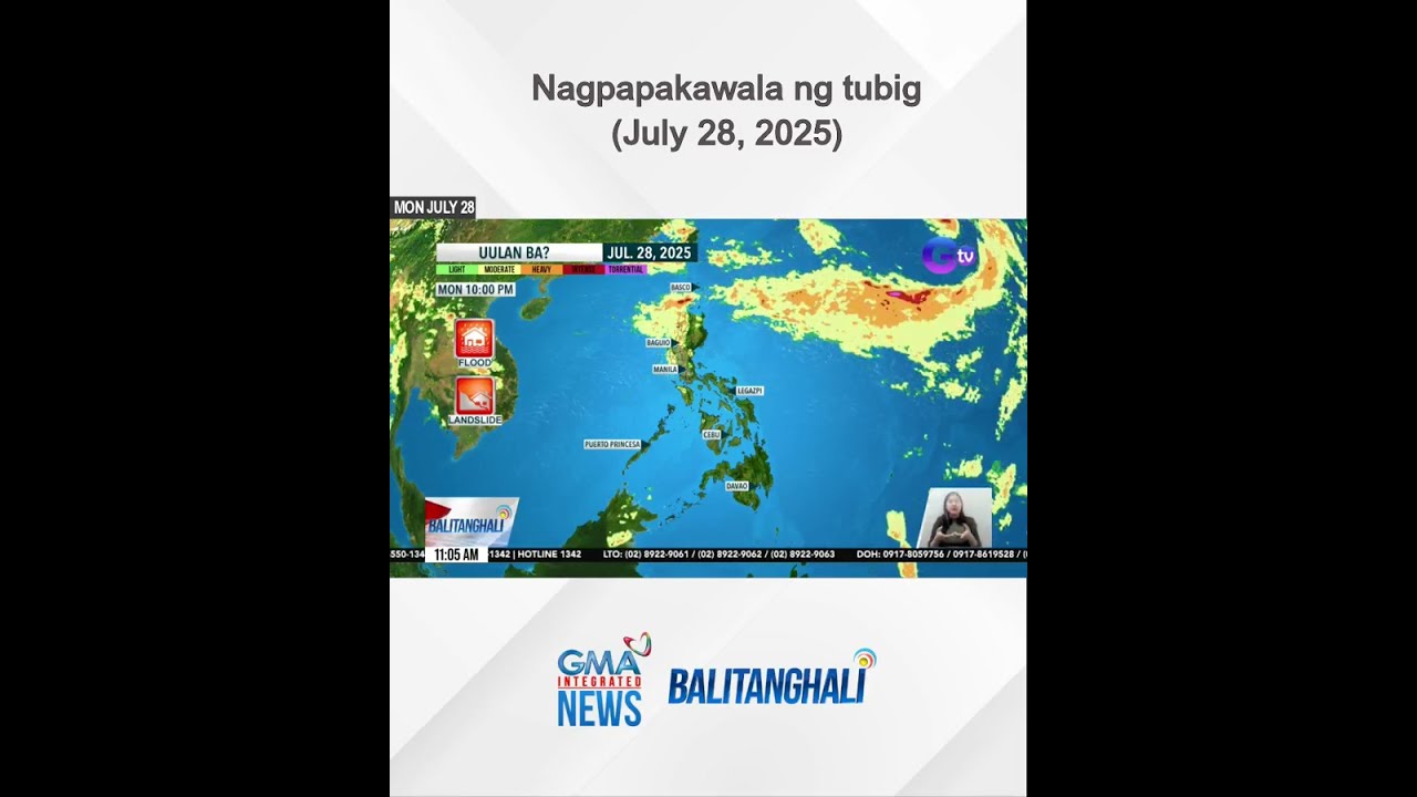 Nagpapakawala Ng Tubig July 28 2025 Balitanghali