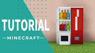 Minecraft: How to make a Working Vending Machine | 実際に使える自動販売機の作り方