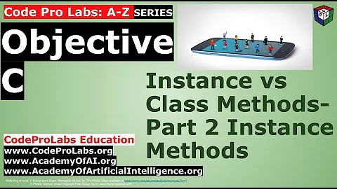 Objective C - Instance vs Class Methods- Part 2 Instance Methods