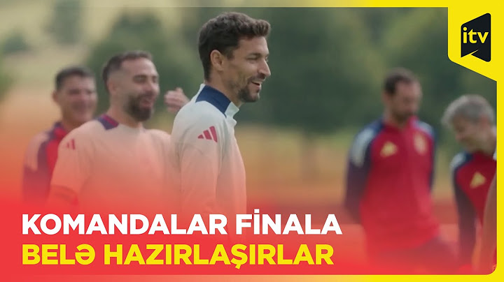 AVRO-2024 sona çatır | İspaniya və İngiltərə futbolçularının məşq görüntüləri