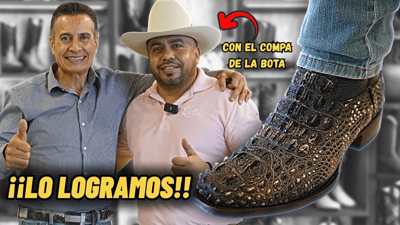 ASÍ SON LAS PRIMERAS BOTAS DE ALLIGATOR NATURAL