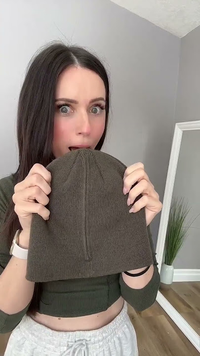 Olive Beanie - Ponytail Hat