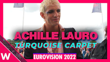 Achille Lauro (San Marino) @ Eurovision 2022 Turquoise Carpet Opening Ceremony