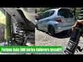 Honda fit ge fortune auto coilovers install