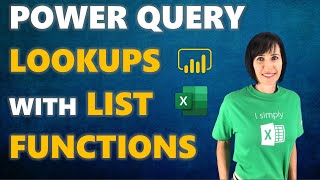 vlookup in power query using list functions