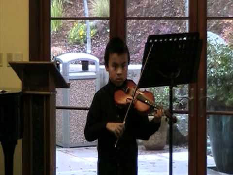 Stanley Plays Vivaldi Violin Concerto In G Minor (1st Movement)