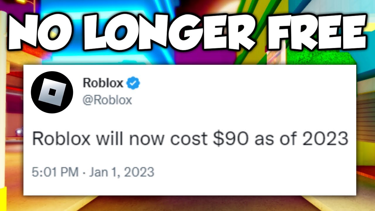 Does Roblox cost money?