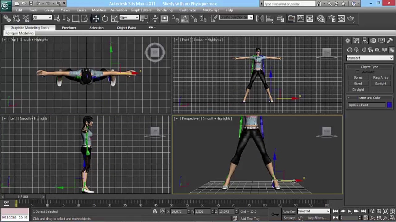 Cara Menggunakan Rigging pada 3D max - YouTube