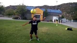 Evan San 9Yrs 3Mos Chest Volley Strike Ronaldo Ozil Ochoa Neymar Bale Dempsey Schweinsteiger Johnson