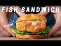 La recette facile de sandwich au poisson pan  la bire que vous prparerez rellement