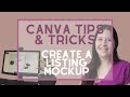 Creating a Custom Mockup for Etsy Product Listings | Canva Pro Tutorial Tips &amp; Tricks