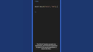 MYSQL | COMMAND  | NULLIF #shorts #youtubeshorts #shortsvideo #short #shortfeed #mysql #sql