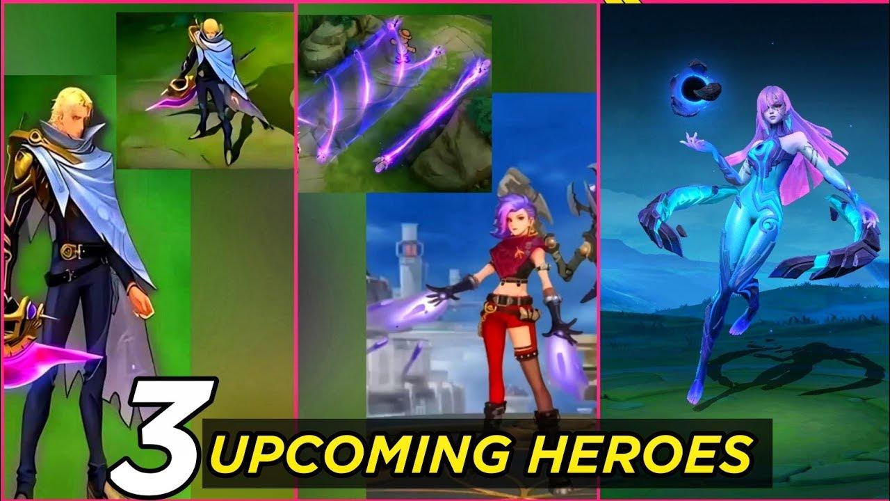 3 HEROES IN MOBILE LEGENDS 2023 MLBB NEW HEROES GAMEPLAY 2023 NOVARIAESTEBAN