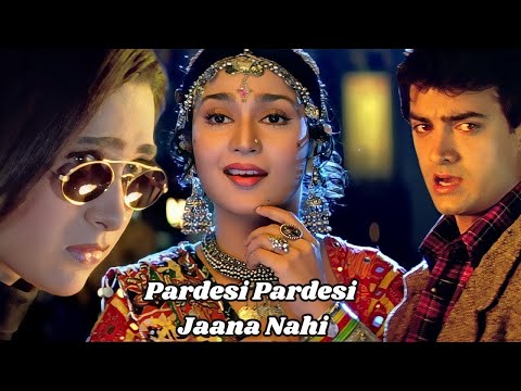 Pardesi Pardesi Jana Nahi | Aamir Khan | Karisma | Udit Narayan | Alka Yagnik | Hindi Sad Song