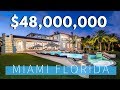 Mega Mansion Offered at $48,000,000 in Miami, Florida STUNNING!!