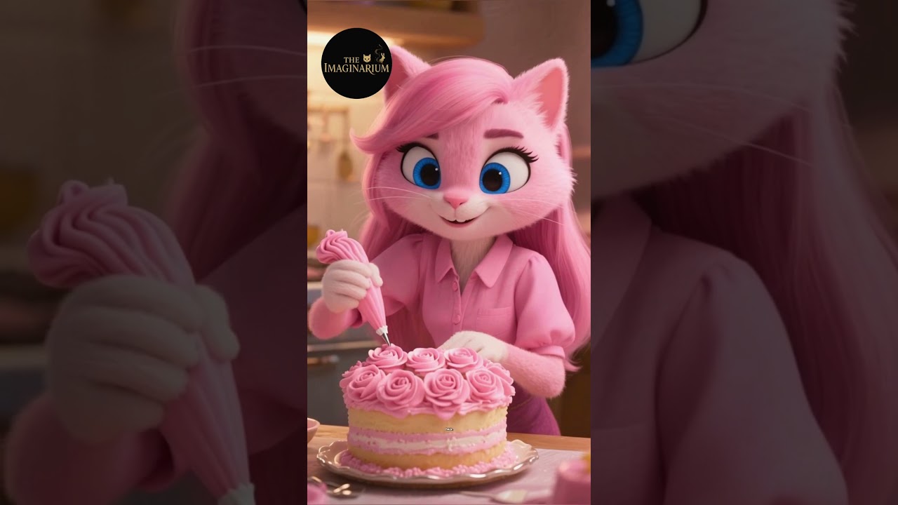 Mew the Cat's Birthday Cake Baking Adventure!