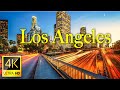Los Angeles - 4K UHD Drone Video at Night | Los Angeles 4K Drone Footage