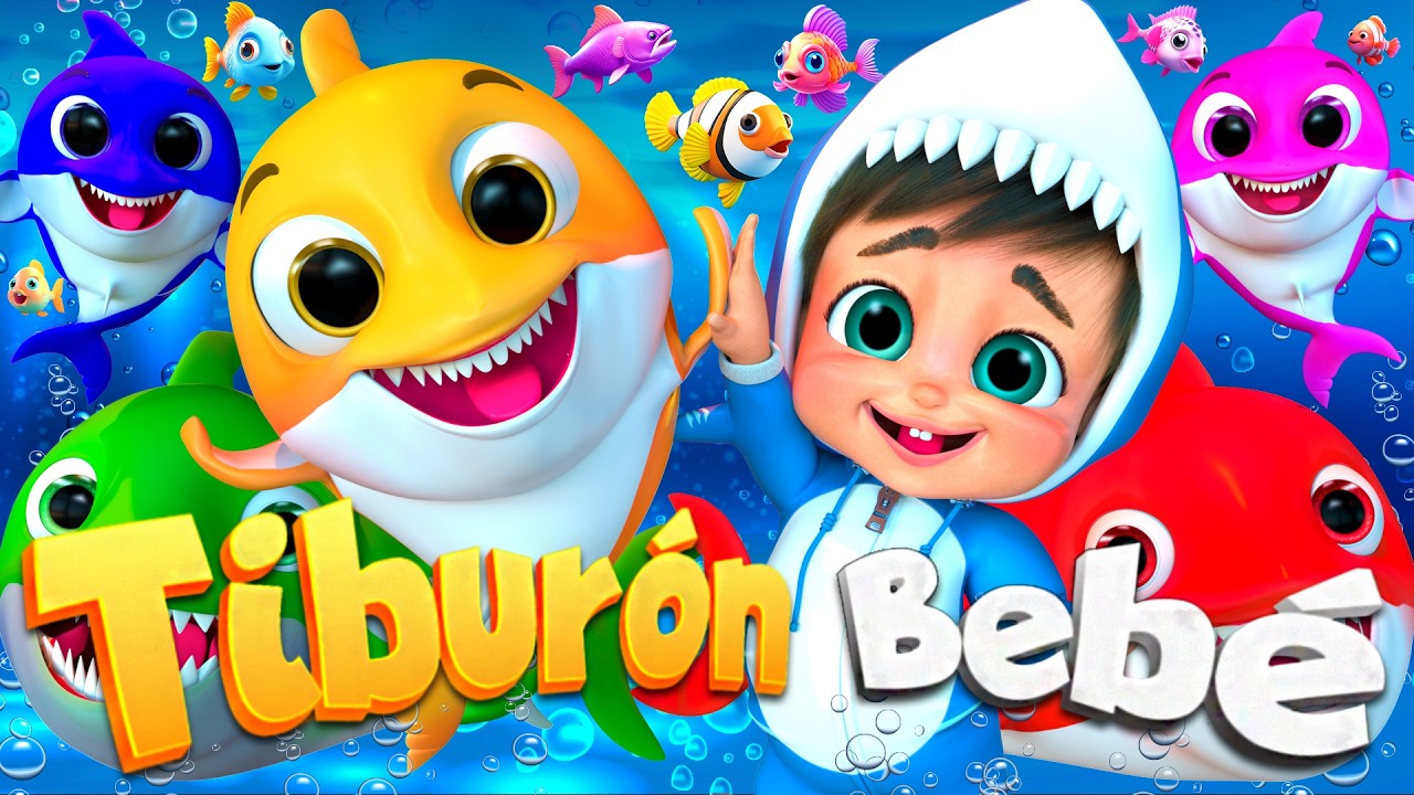 El Baile del Bebé Tiburón | canciones infantiles y rimas infantiles  @SuperLucaEspanol