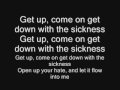 Disturbed down with the sickness lyrics