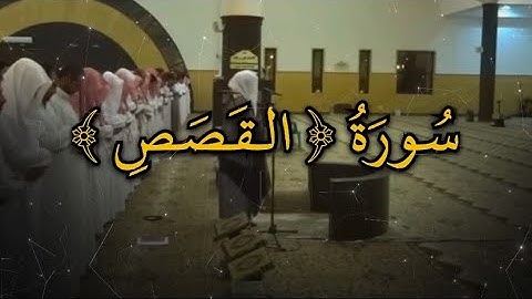 القارئ الشيخ : ياسر الدوسري، في تلاوة خاشعة، ماتيسر من سورة "القصص"