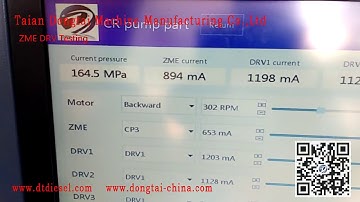 common rail test bench  Cr825 Testing ZME DRV