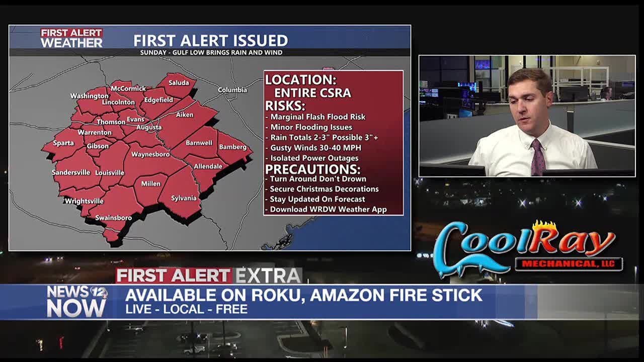 First Alert Extra - FIRST ALERT SUNDAY for heavy rain and wind - YouTube