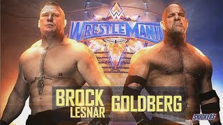 Brock Lesnar vs Goldberg Wrestlemania 33 Full Match