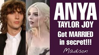 😱 ANYA TAYLOR-JOY got MARRIED in SECRET?! | CARA DELEVINGNE assisted to the event?