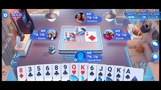 Spades Masters (by YallaPlay) - free 4 player trick-taking card game for Android and iOS - gameplay. screenshot 3