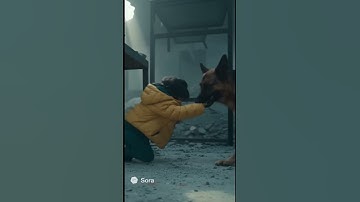 Hero German Shepherd Pulls Child From Burning Building | AI Film