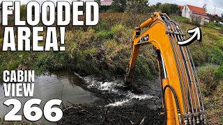 Muddy Beaver Dam Flooded a HUGE Area | Cabin View & Ditch Cleaning | No.266