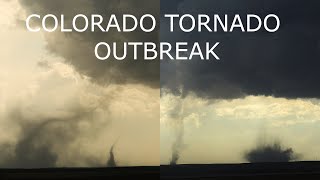 Supercell Spawns Landspout Tornadoes - Kit Carson, CO
