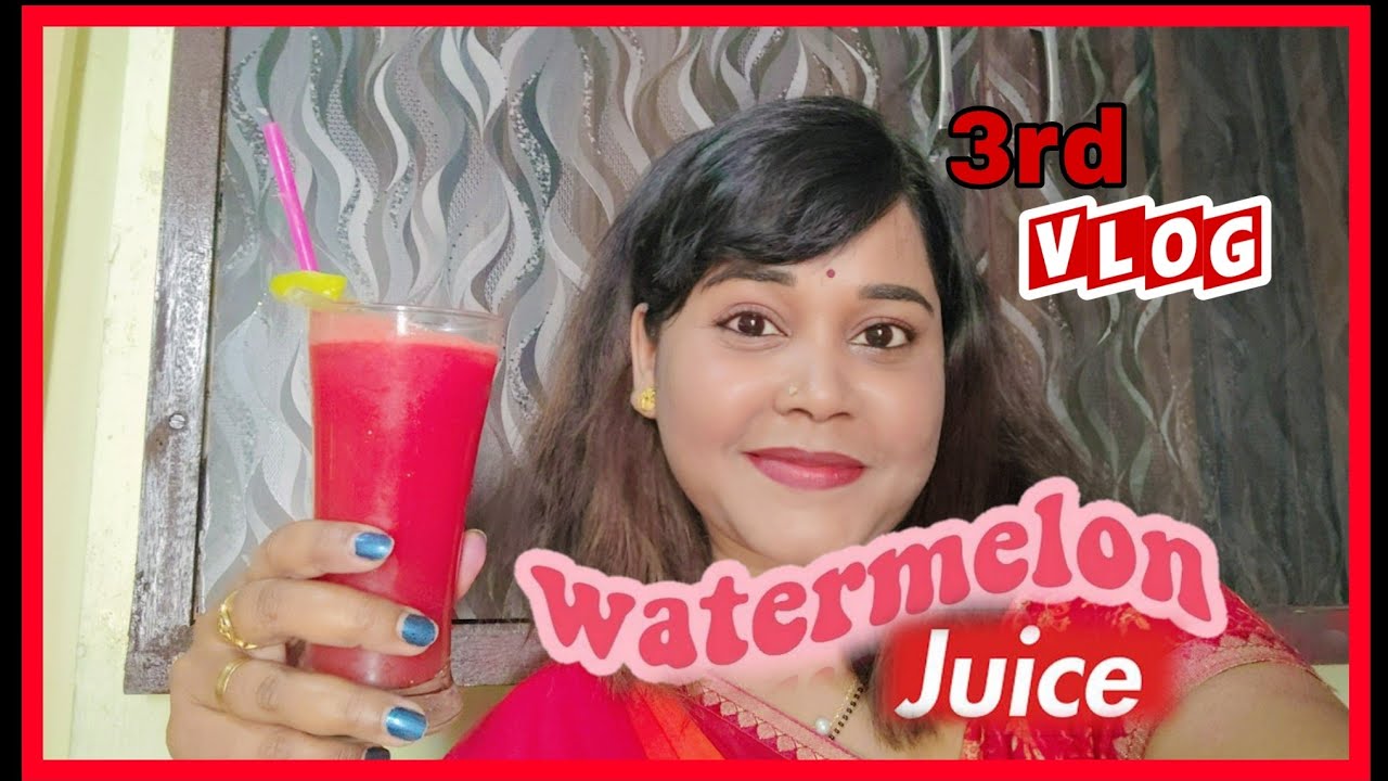 Watermelon juice at home YouTube