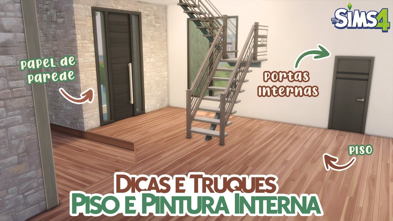Guia de Construção da Nat - Parte 4: Pintura e Piso Interno 🎨 | The Sims 4: Speed Build