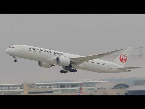 Japan Airlines Boeing 787-9 [JA874J] takeoff from LAX