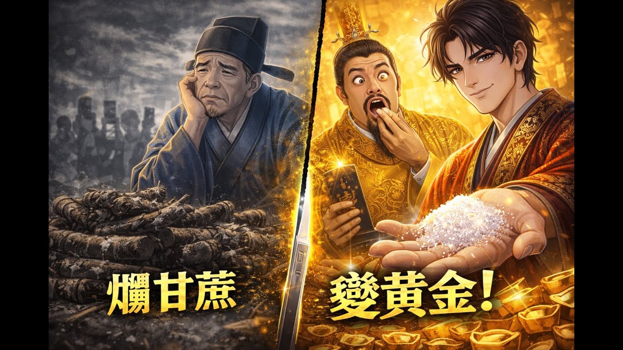 【短劇】✅️敗家子賣地買甘蔗？全京城都在看笑話！半個月後，我煉出的白糖比黃金還貴#短劇