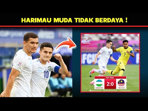 Uzbekistan Benam Malaysia B23 di Piala Asia U23 2024 ! Harimau Malaya B23