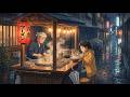 Heavy Monsoon Rain ASMR 🌧️ Late Night Street Food Cooking (Anime Kitchen)