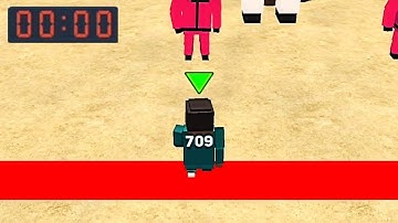 Squid.io - Red Light Green Light Multiplayer Gameplay Cut | Squid Game Moments #1