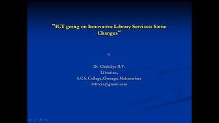 ICT going on Innovative Library Services Some Changes screenshot 4