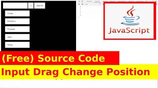 Ep45 - Draggable Input field Change Position - Source Code