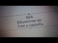 AliA - リフレインメーデー Free a cappella フリーアカペラ