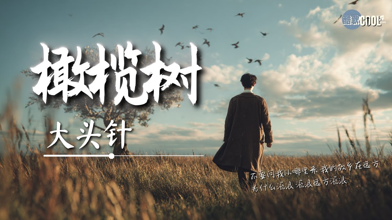 大头针 - 橄榄树（我的故乡在远方）「为了梦中的橄榄树橄榄树」【🎧高质音乐｜拼音动态歌词】#coolsong酷歌