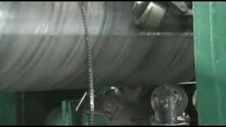 Spiral welded pipe Line