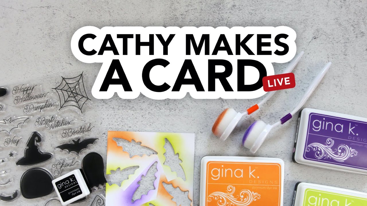 🔴 Live Replay: Cathy Makes a Card Live! A Halloween card where we make ...