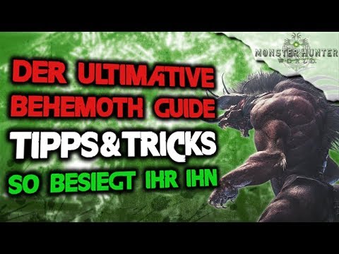 Video: Monster Hunter World Behemoth Strategie, Behemoth Schwäche Erklärt