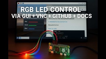 Глава 4: 🎥 Управление RGB LED на RPi через GUI + VNC + документация на Sphinx + GitHub